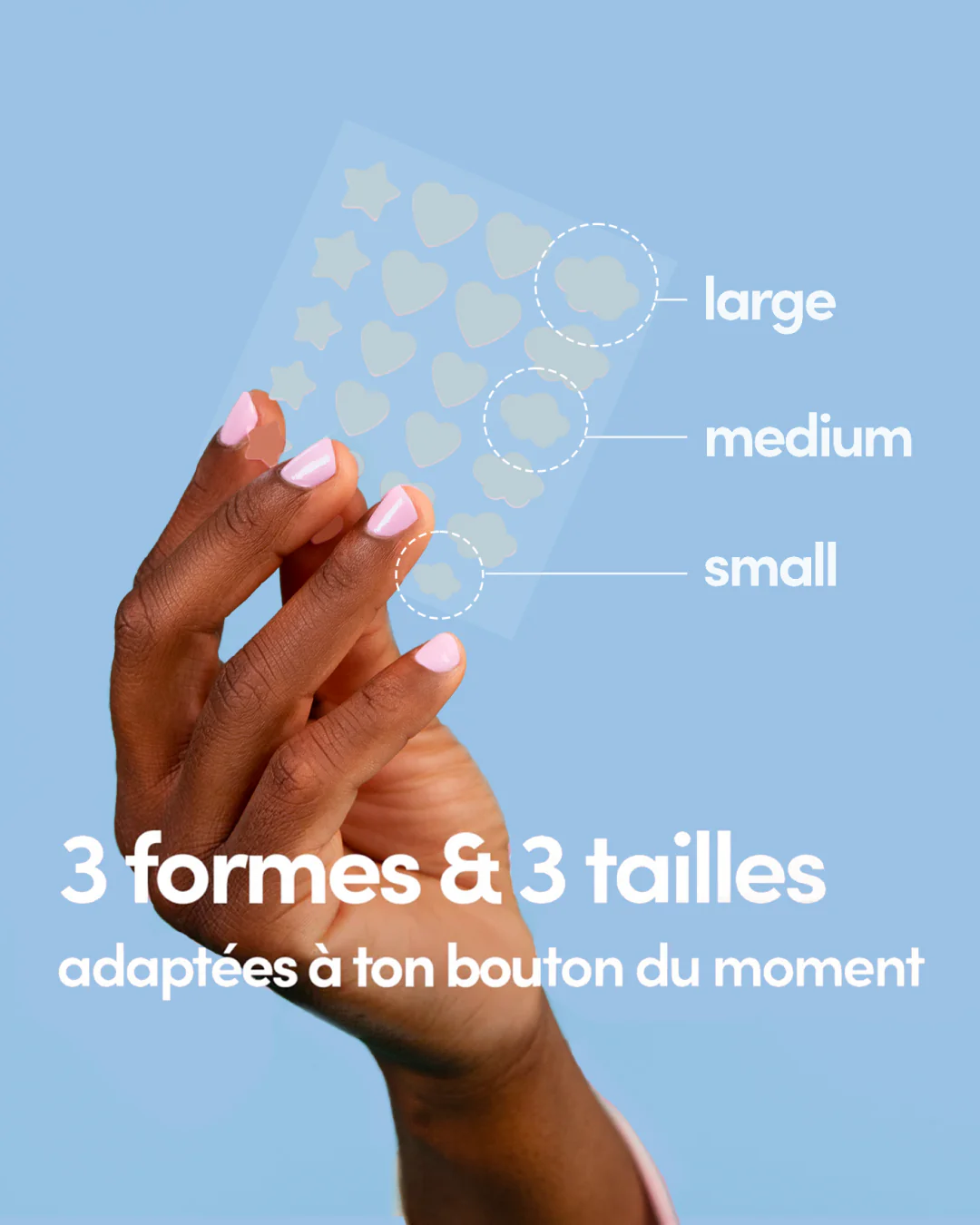 24 Patchs Boutons Invisibles - Image 3