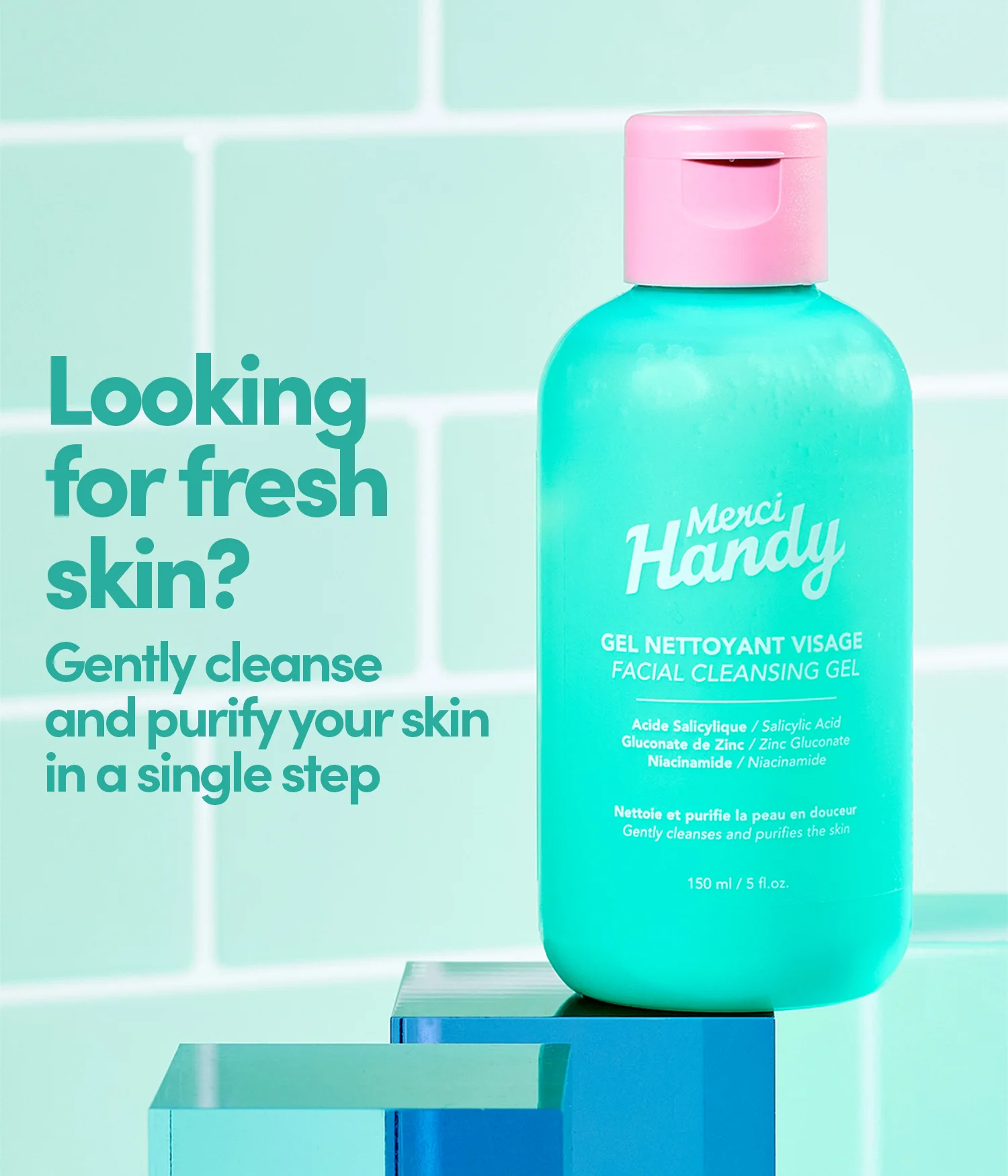 Facial cleansing gel + exfoliating brush - Image 2
